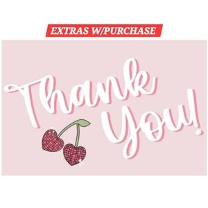 NWT -25ct. 4x6 Thank You Cards - Bonus Random - 3-10x13 Polymailers ✨️PRICE FIRM